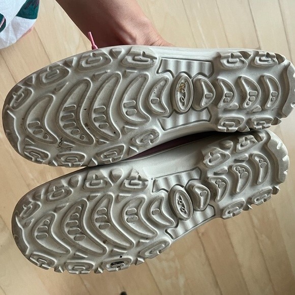 Bally Gulf 03 Leather Golf Laced Sneaker Shoes in Salmon Pink and White 6M - Picture 6 of 14